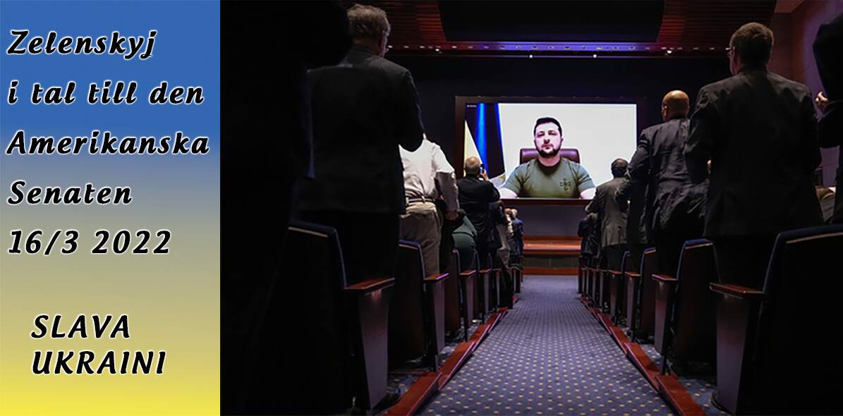 President Zelenskyjs brandtal togs väl emot av jänkarna, vilka finner honom charmig. Zelenskyj har ingen större rutin på politik. Men som skådis har han enorm rutin på att snacka för sig.