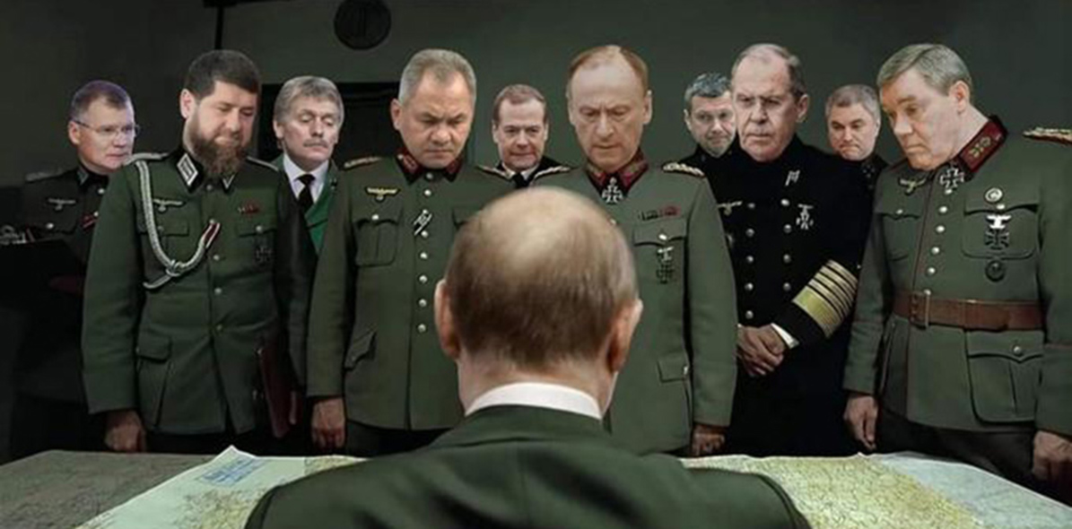 Putin som General Stratego, ,men precis som Hitler saknar Vladimir militär talang.