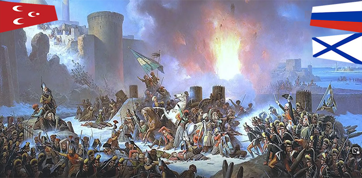 Ett av de många krig, mellan Ryssland och Ottomanska Riket.