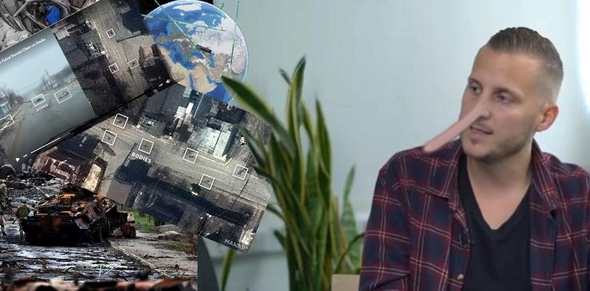Den franske volontären och Vittnet i Bucha, kan naturligtvis, likaväl vara en hopplös mytoman, narcissist eller en kalkylerande bedragare. Oaktat, är hans story för ”bra” för att möjligtvis kunna vara sann!