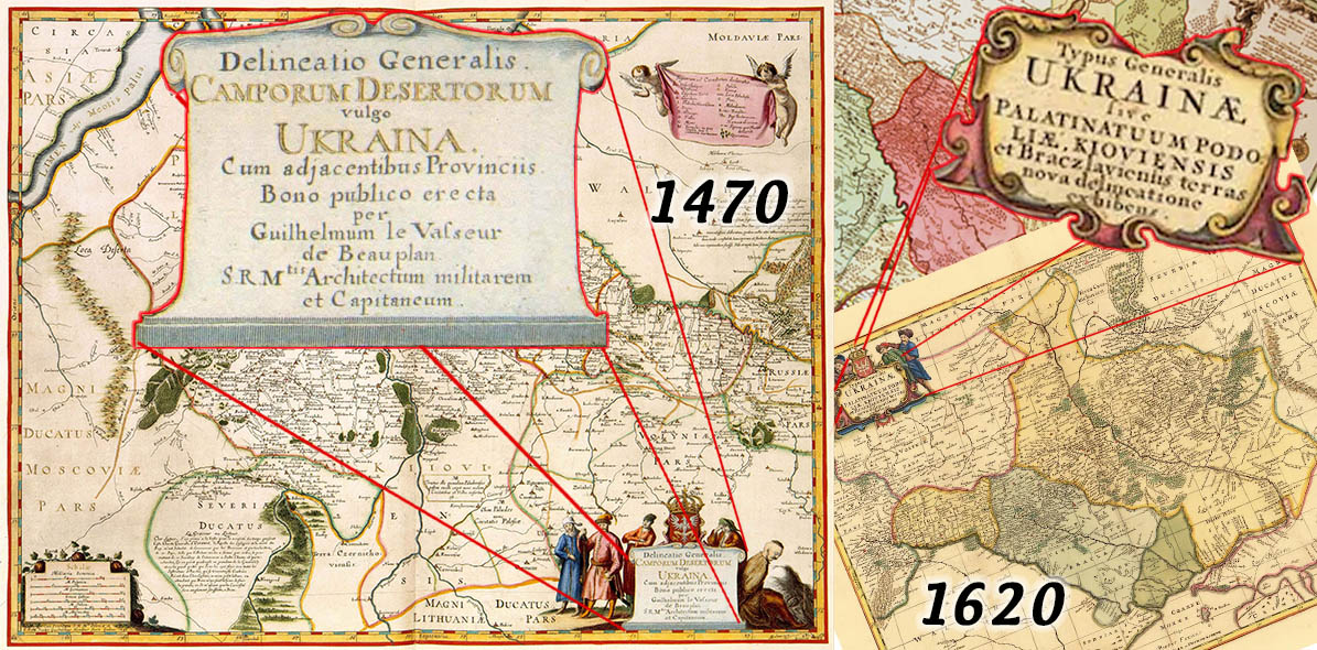 Ukraina 1470 och 1620.