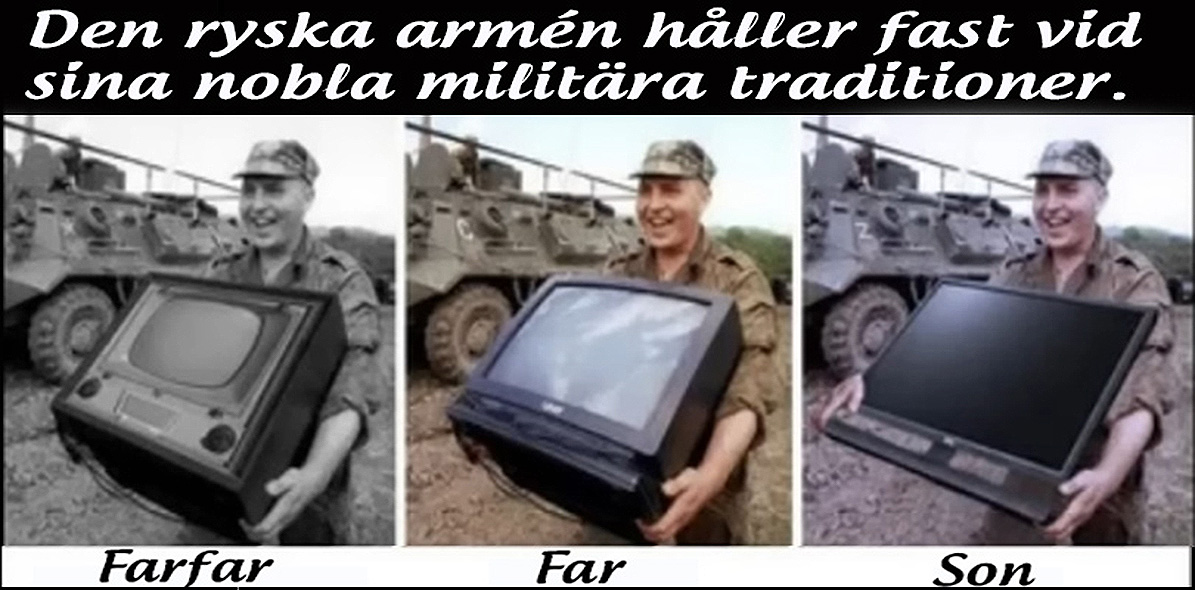 Sådan farfar, sådan farsa och sådan son, behöver man säga mer?