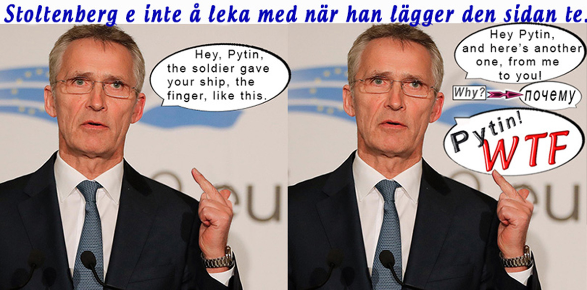 Så har har nog inget sett Stoltenberg. Jag undrar hur den oberörde mannen är privat?