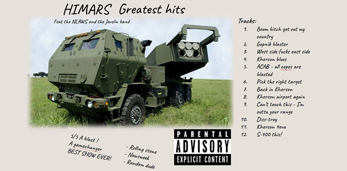 Himars Greatest Hits - en revolutionerande platta. NLAWS och the Javelin Band har verkligen lyckats med den nya skivan
