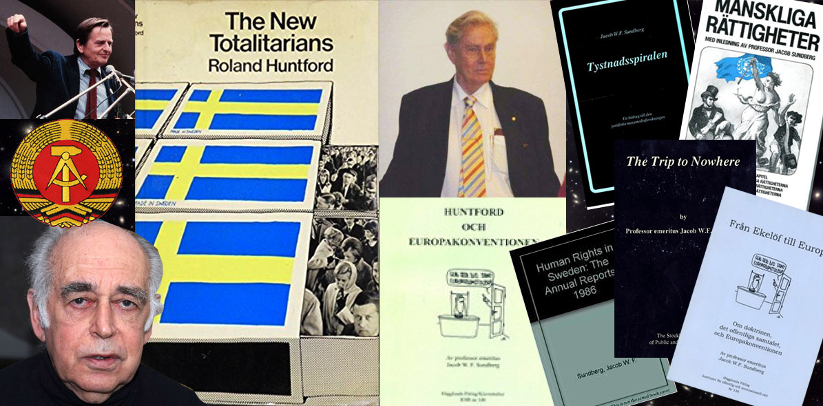 Journalisten Roland Huntford och professor emeritus Jacob W.F. Sundberg