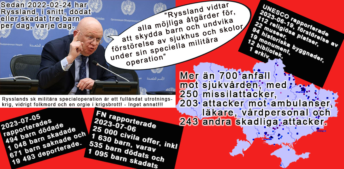 Ukraina – Ryssland skyddar barn