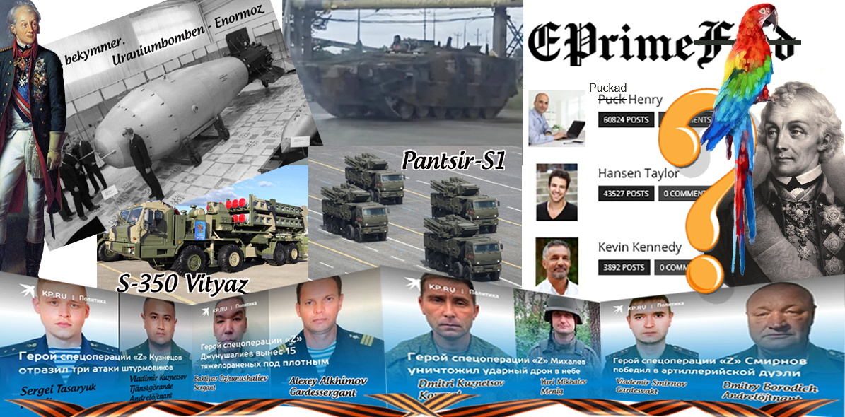 Ryssland – Fake, mer rysk fake. Del I