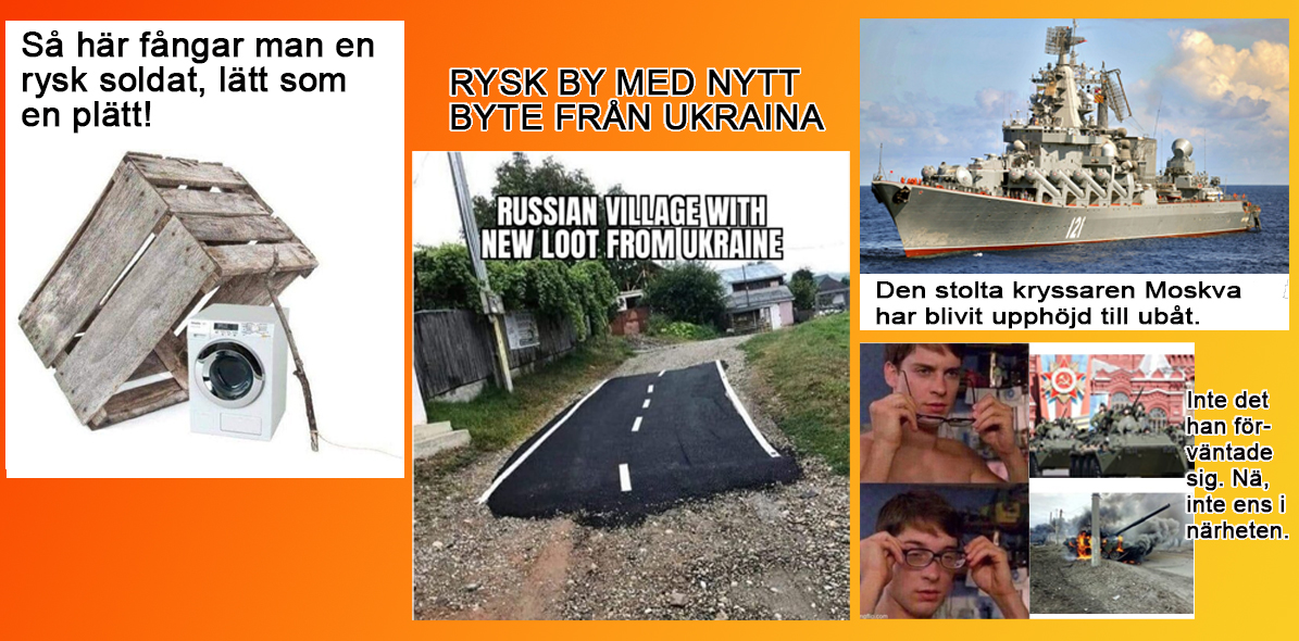 Illustration 6. Innehåller en förbannat tråkig företeelse, vilken blivit en återkommande plåga och följetong; rysk plundring, här finns en story om robotkryssaren Moskva och vådan av att förutsätta fel förutsättningar